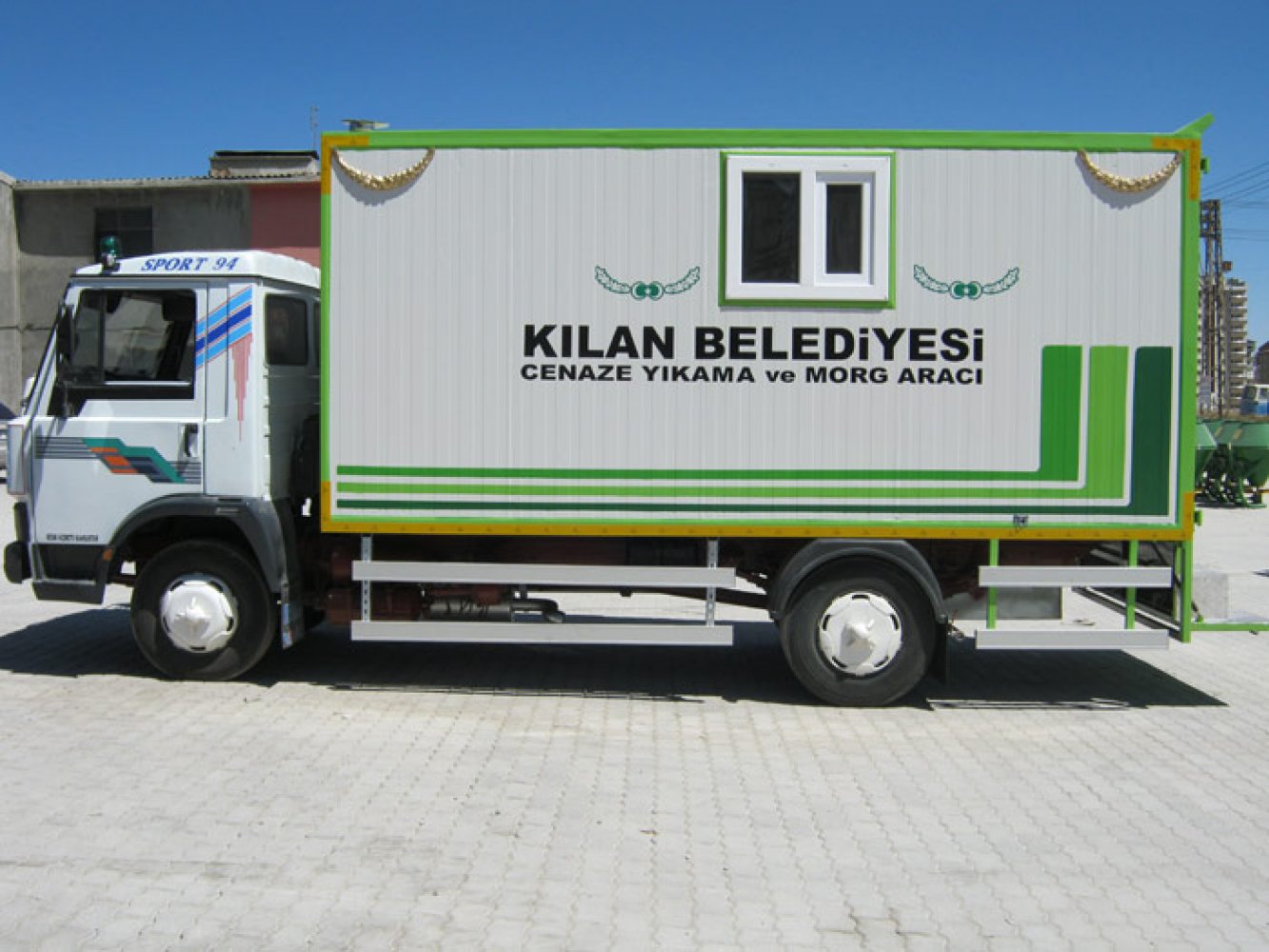 Kılan Belediyesi Cenaze Yıkama ve Morg Aracı