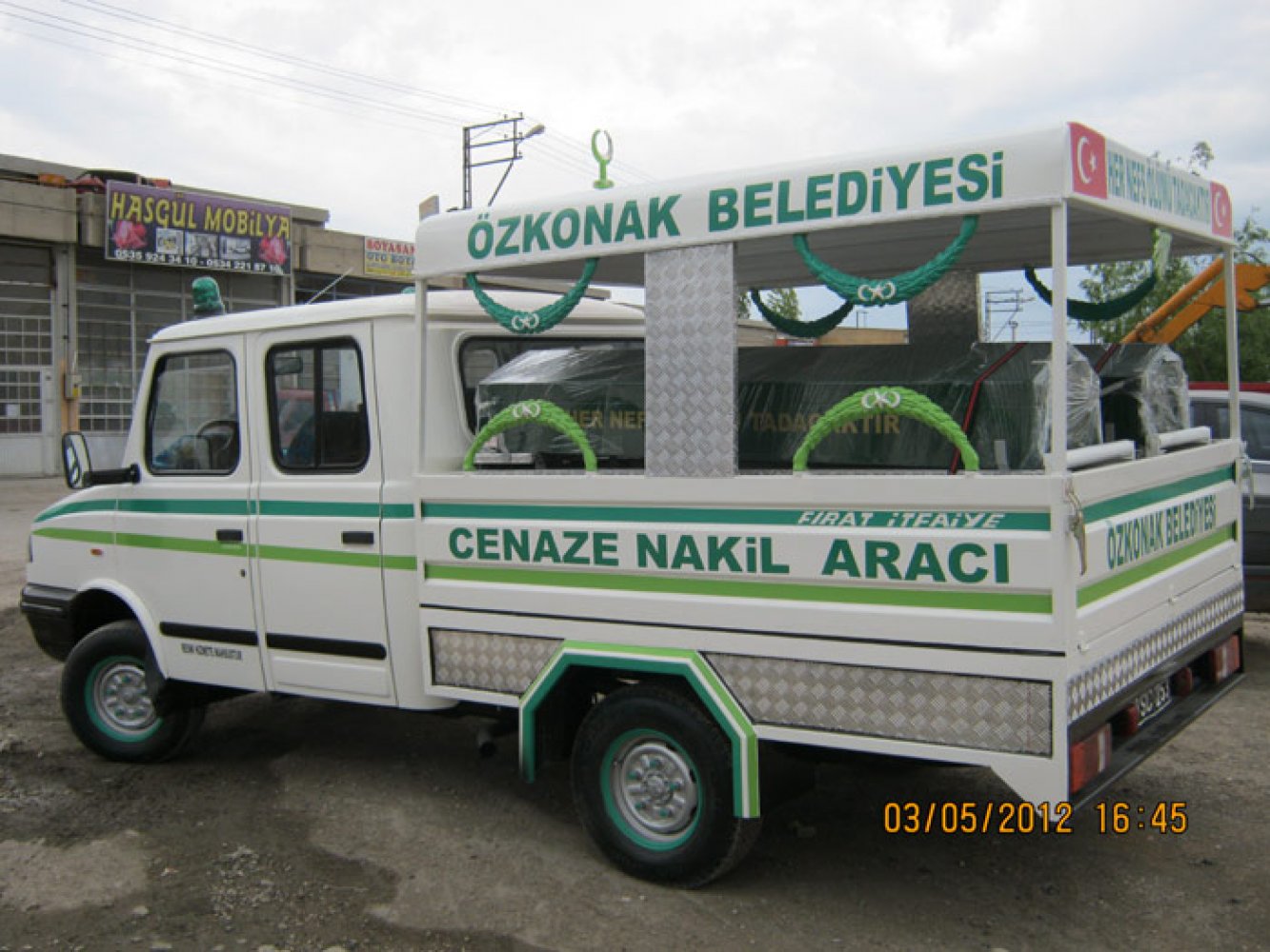 Özkonak Belediyesi Cenaze Nakil Aracı