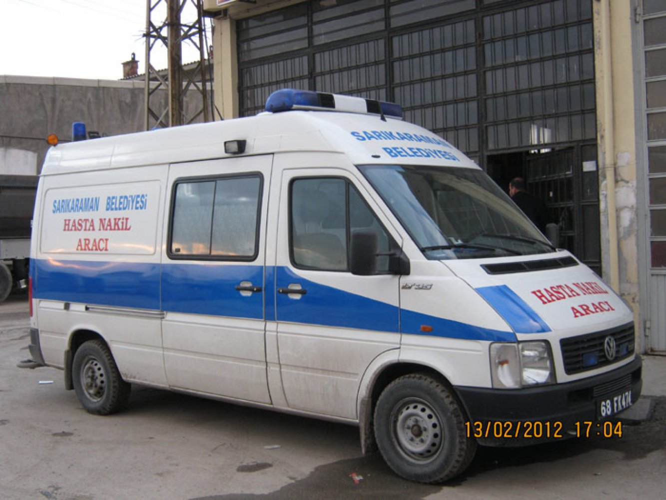 Sarıkaraman Belediyesi Hasta Nakil Aracı